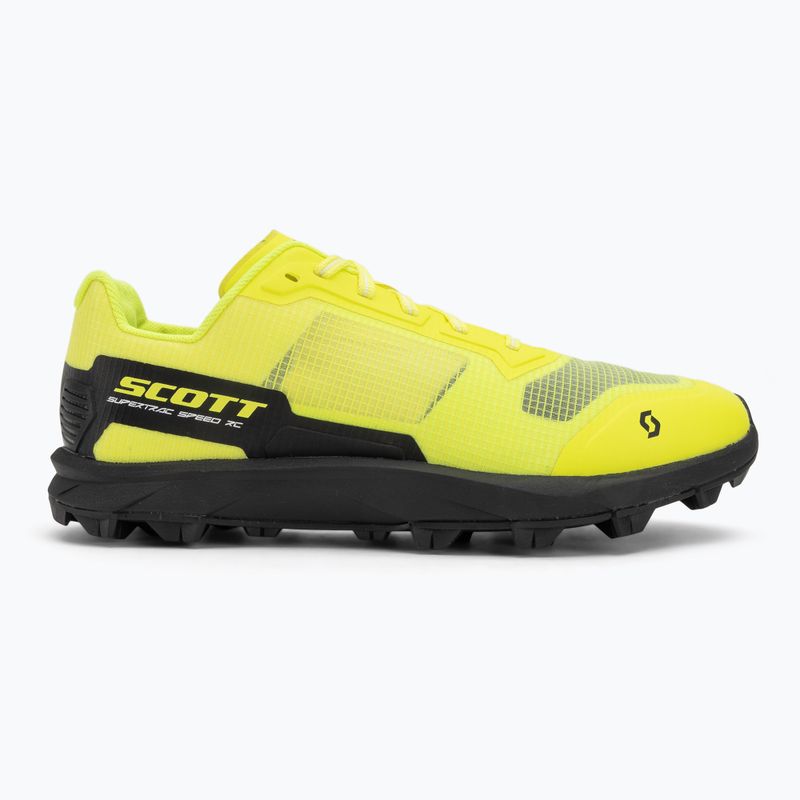 Férfi futócipő SCOTT Supertrac Speed RC fekete/biztonsági sárga 2