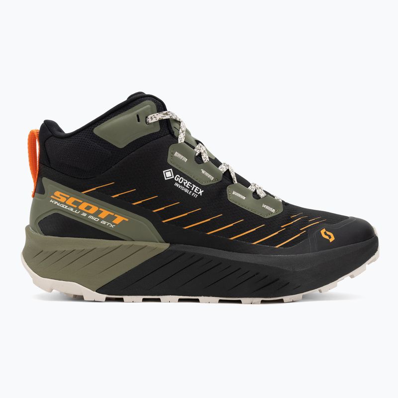 Férfi futócipő SCOTT Kinabalu 3 Mid Gore-Tex fekete/fenyőzöld 2