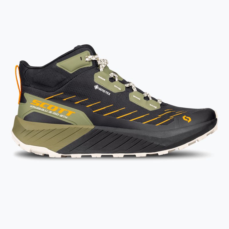 Férfi futócipő SCOTT Kinabalu 3 Mid Gore-Tex fekete/fenyőzöld 8