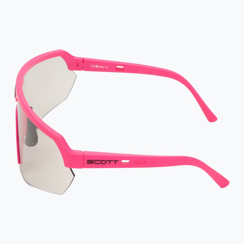 SCOTT Sport Shield LS acid pink/grey light sensitive napszemüveg 4