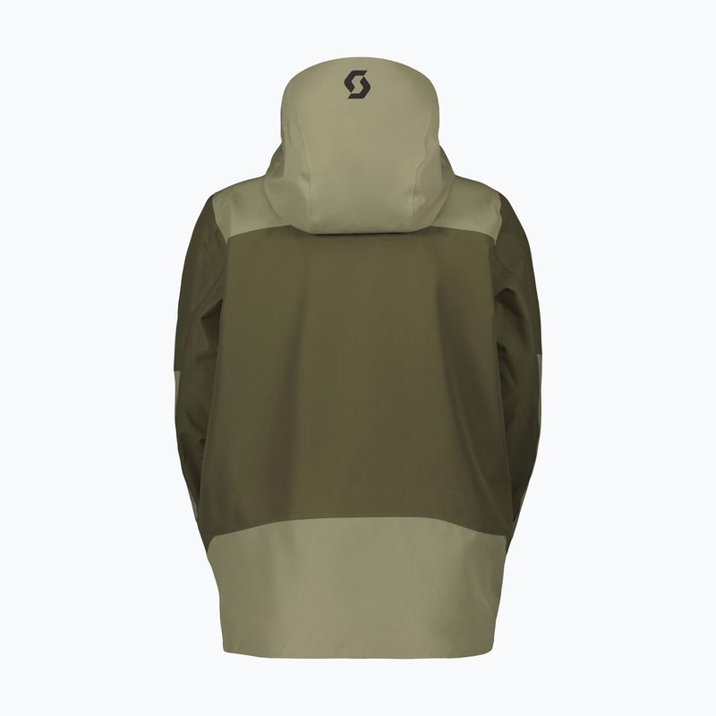 Férfi síkabát SCOTT Vertic Ripstop 3L dust grey/douglas green 2