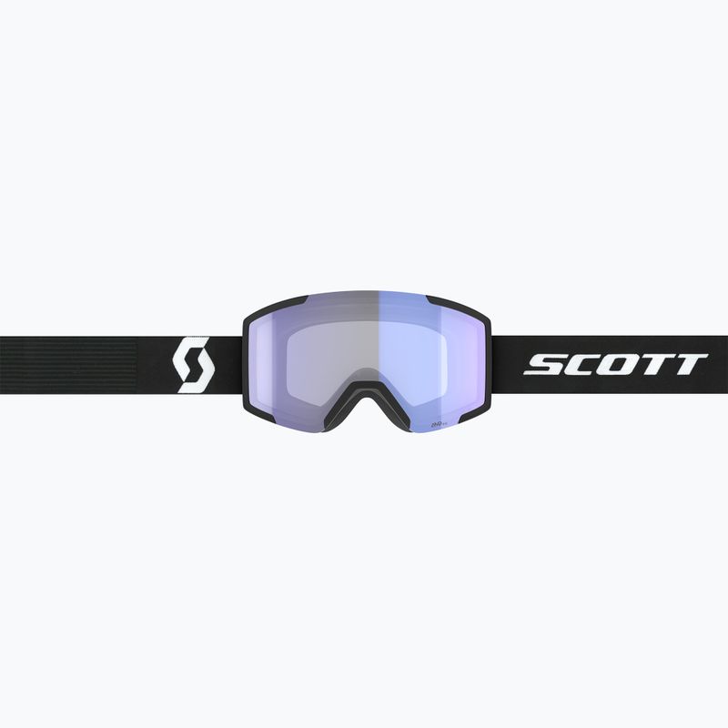 Síszemüveg SCOTT Shield mineral black/white/amp illuminator blue chrome 2