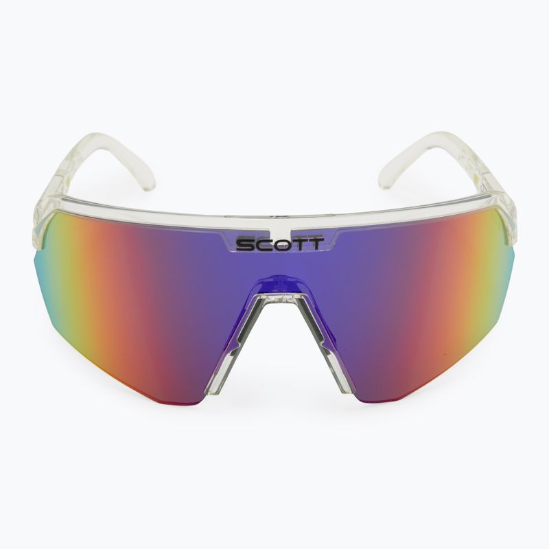 SCOTT Sport Shield áttetsző/teal króm napszemüveg 3