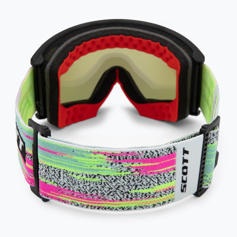 Síszemüveg SCOTT Ambit black/neon yellow/amp white chrome 3