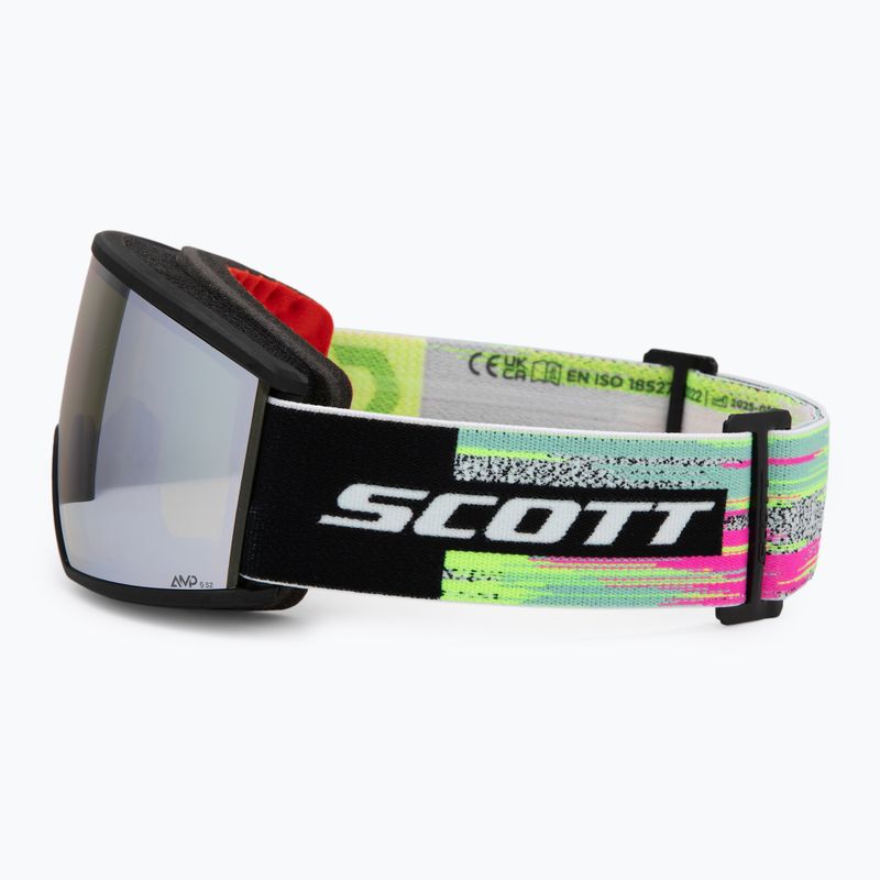 Síszemüveg SCOTT Ambit black/neon yellow/amp white chrome 4