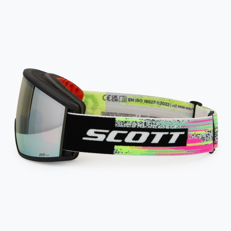 Síszemüveg SCOTT Ambit Compact black/neon yellow/amp white chrome 4