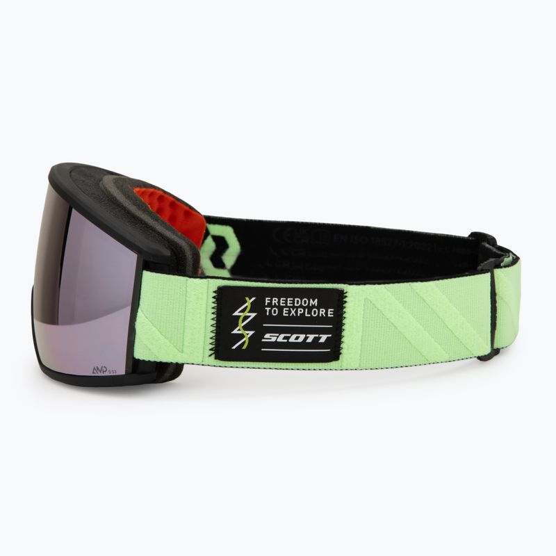 Síszemüveg SCOTT Ambit Compact glow green/amp lavender chrome 4