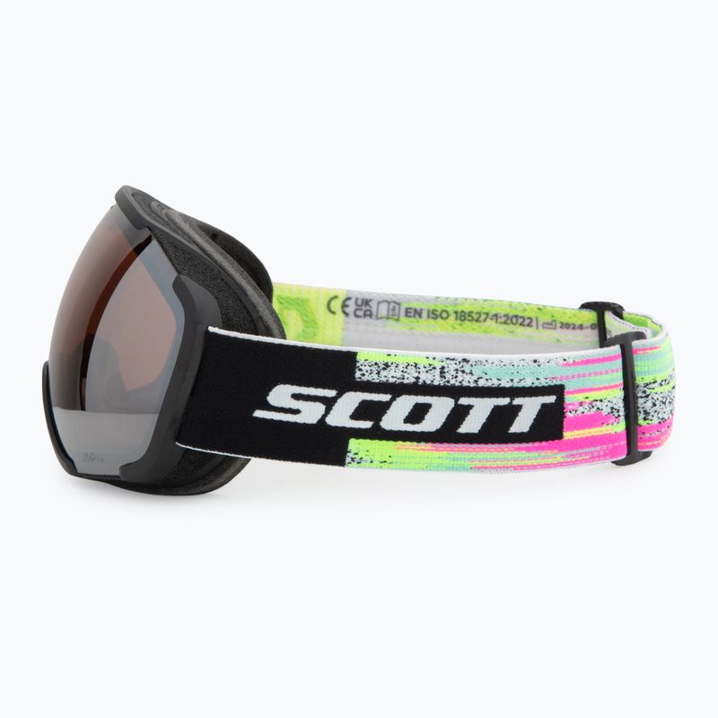 Síszemüveg SCOTT Faze II black/neon yellow/amp silver chrome 4