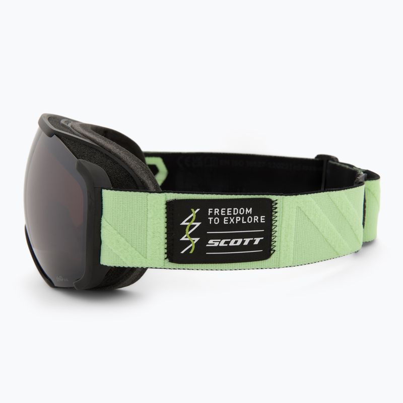 Síszemüveg SCOTT Faze II glow green/amp black chrome 4