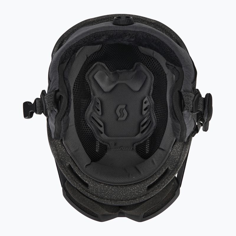 Sí sisak SCOTT Track + Síszemüveg Factor Pro szett mineral black/amp silver chrome 5