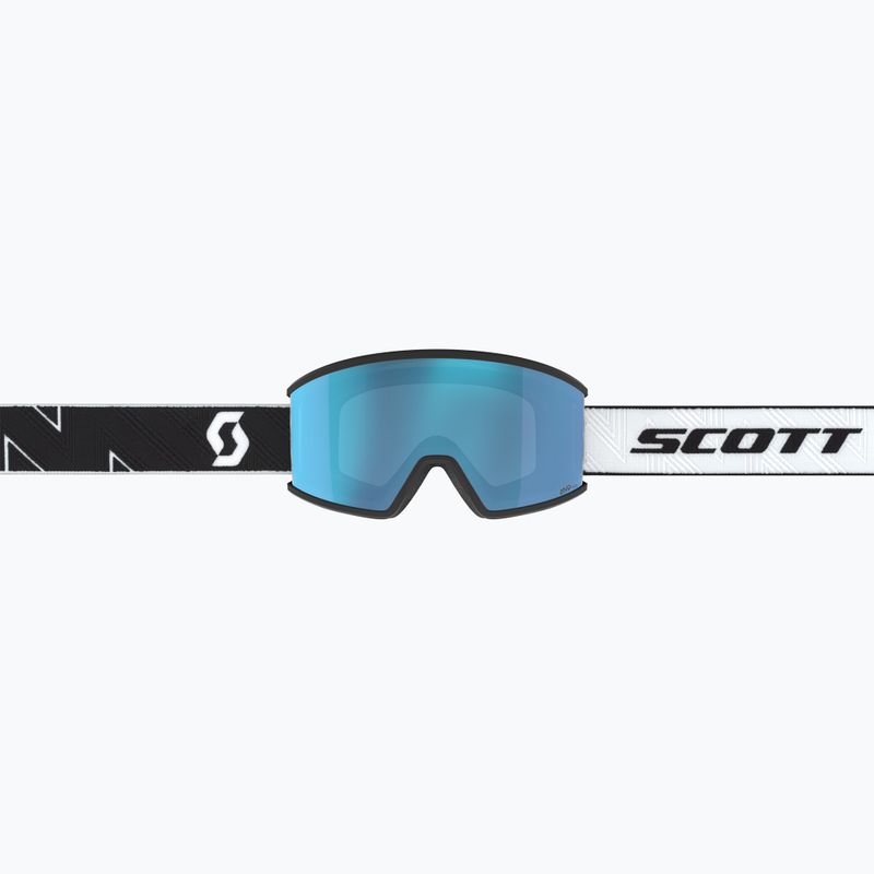 Síszemüveg SCOTT Ambit Compact black/white & aurora green chrome 6
