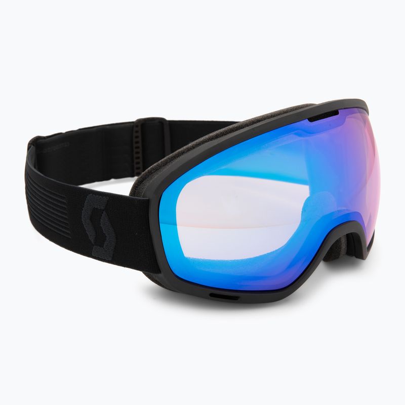 Sí szemüveg SCOTT Unlimited II OTG mineral black/amp illuminator blue chrome