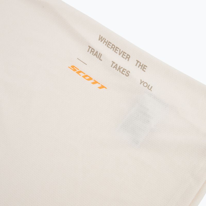 Férfi futó póló SCOTT Endurance DRI Tee cotton white/toast beige 3