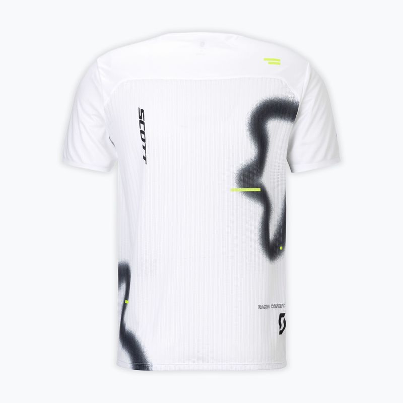 Férfi futó póló SCOTT RC Run white/black 2