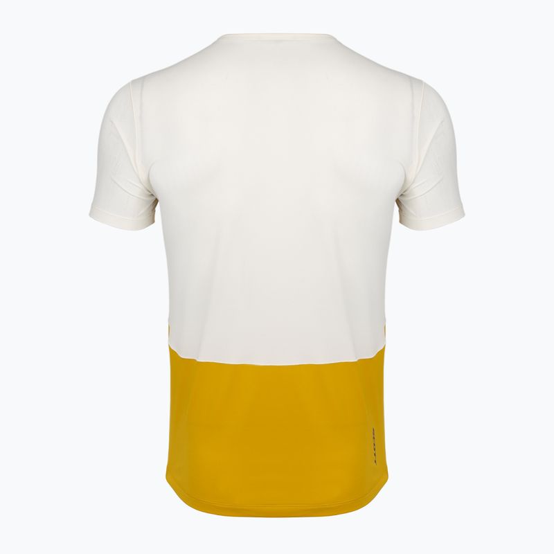 Férfi futó póló SCOTT Endurance Tech white/sundial yellow 2