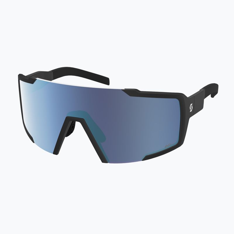 Napszemüveg SCOTT Shield black/amp beryl blue chrome
