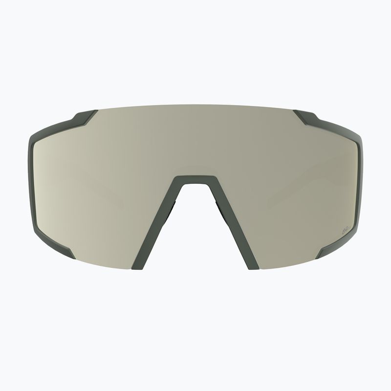 Napszemüveg SCOTT Shield khaki green/amp white chrome 2