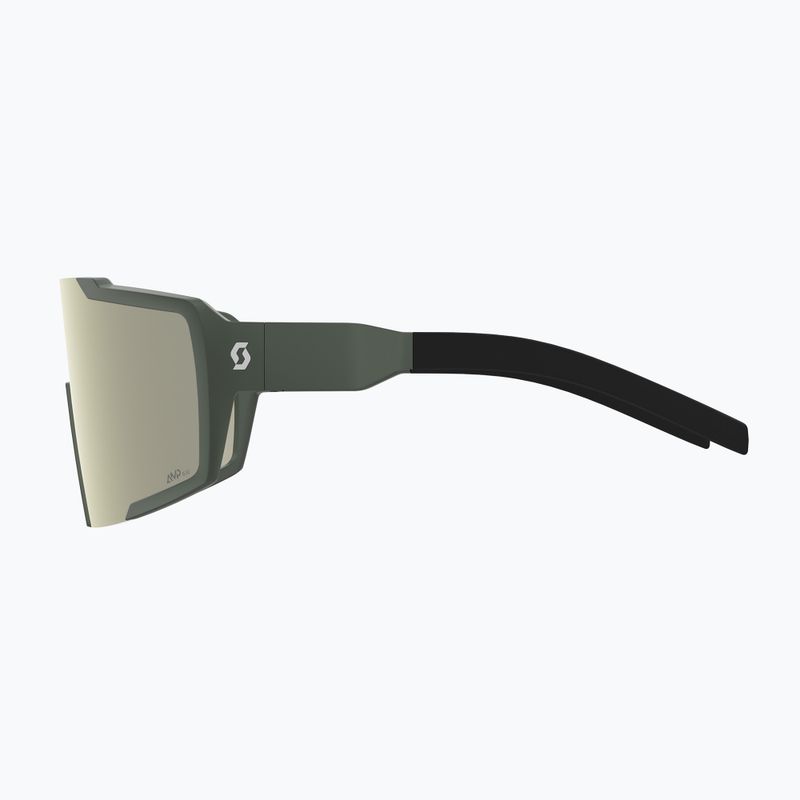 Napszemüveg SCOTT Shield khaki green/amp white chrome 3