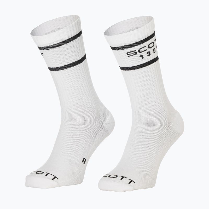 Zokni SCOTT Retro Casual Crew 3 pairs white/black 2