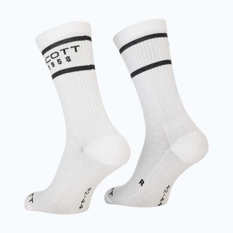 Zokni SCOTT Retro Casual Crew 3 pairs white/black 3