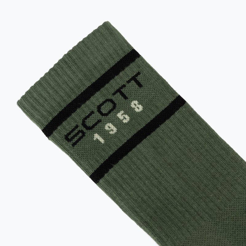 Zokni SCOTT Retro Casual Crew 3 pairs tranguil green 3