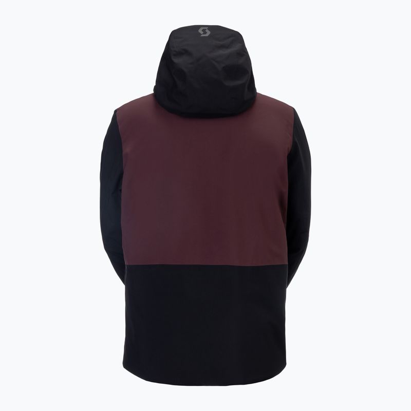 Férfi síkabát SCOTT Ultimate Dryo 10 black/coca red 2