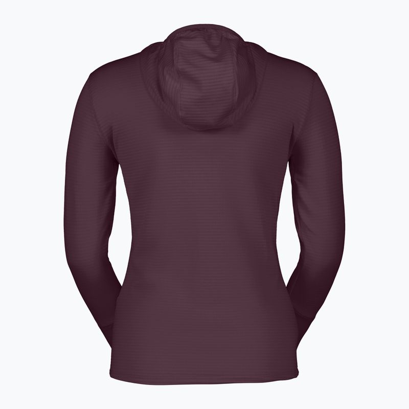 Női polár pulóver SCOTT Defined Light Hoody cocoa red 2