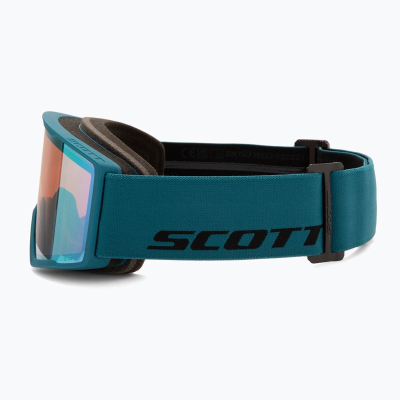 Síszemüveg SCOTT Trace Pro petrol green/green chrome 4