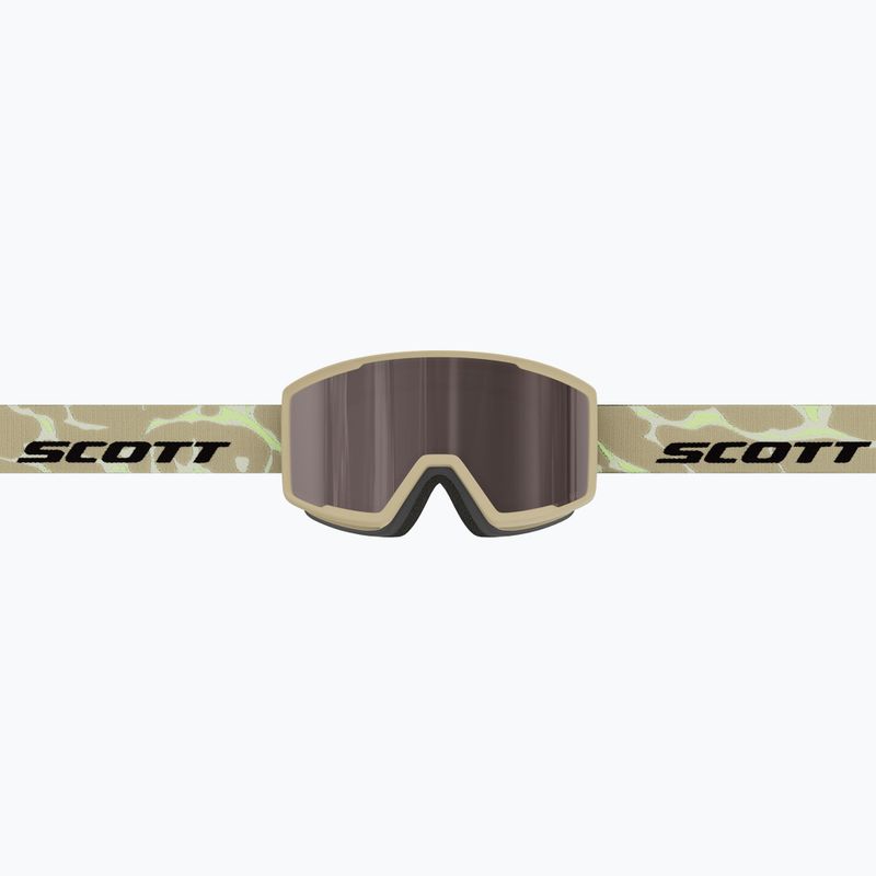 Síszemüveg SCOTT Trace Pro Compact mojave beige/silver chrome 3