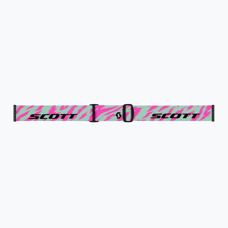 Gyerek síszemüveg SCOTT Shield neon pink/mint green/rose 5