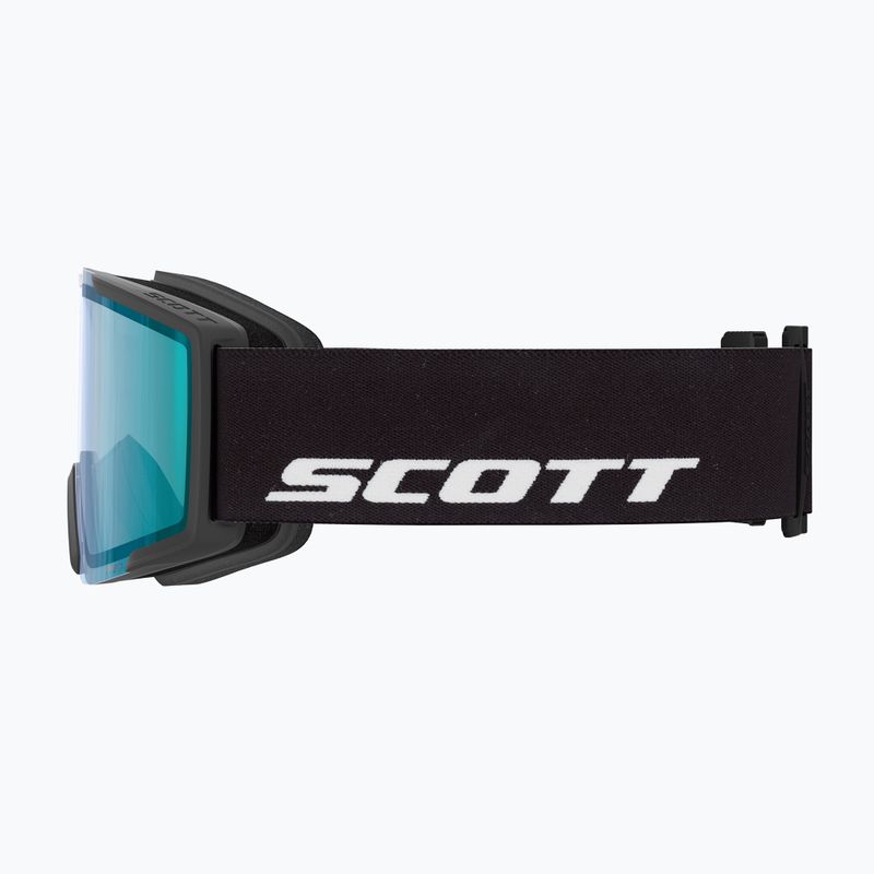 Síszemüveg SCOTT Shield black/amp green chrome 3