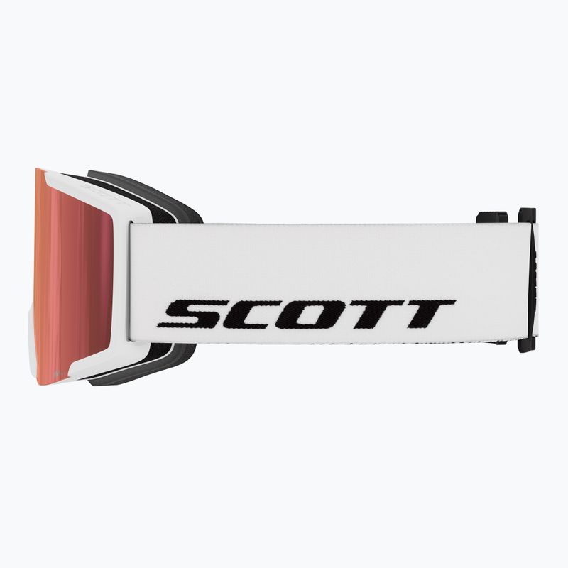 Síszemüveg SCOTT Shield white/amp red chrome 2