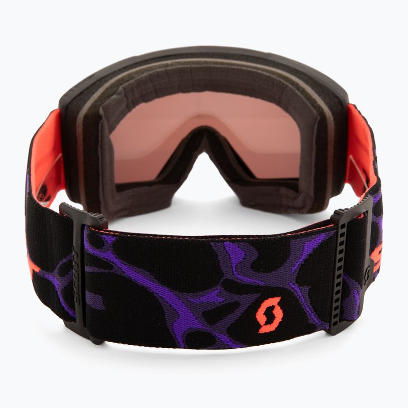 Síszemüveg SCOTT Shield black/amp red chrome 3