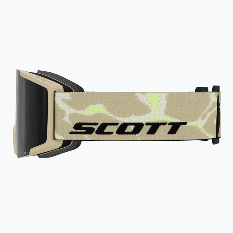 Síszemüveg SCOTT Shield mojave beige/amp black chrome 2