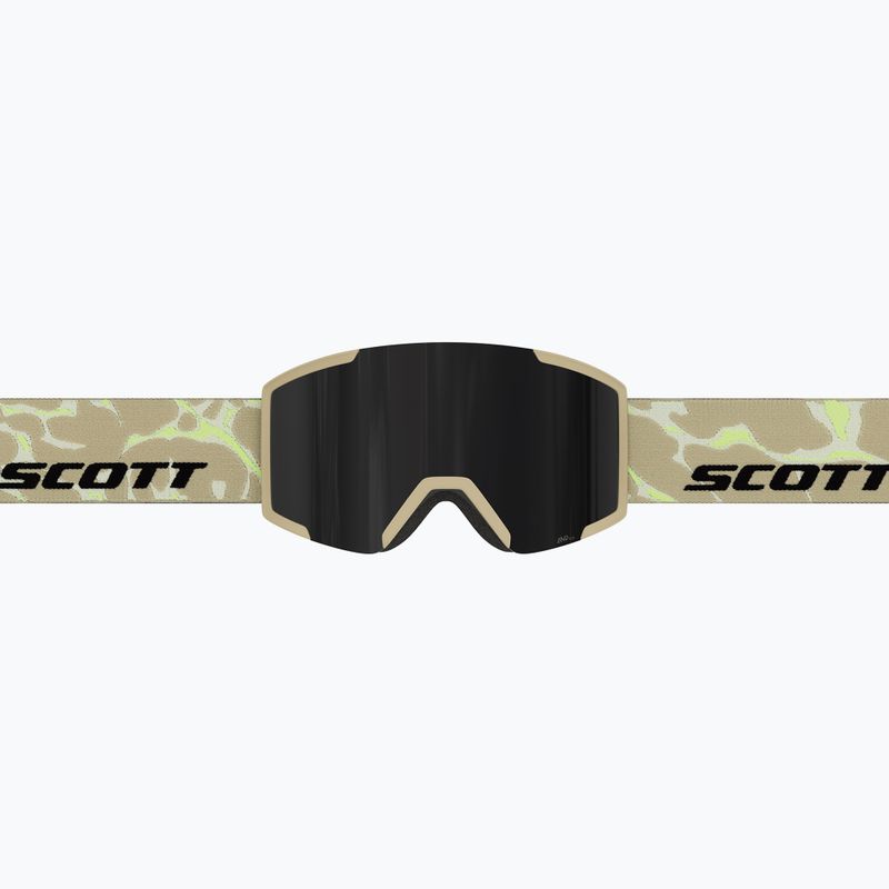 Síszemüveg SCOTT Shield mojave beige/amp black chrome 4