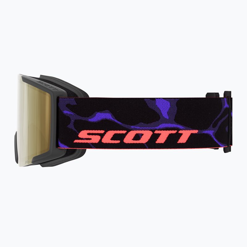 Síszemüveg SCOTT Shield LS black/purple/amp ls cinnamon chrome 2