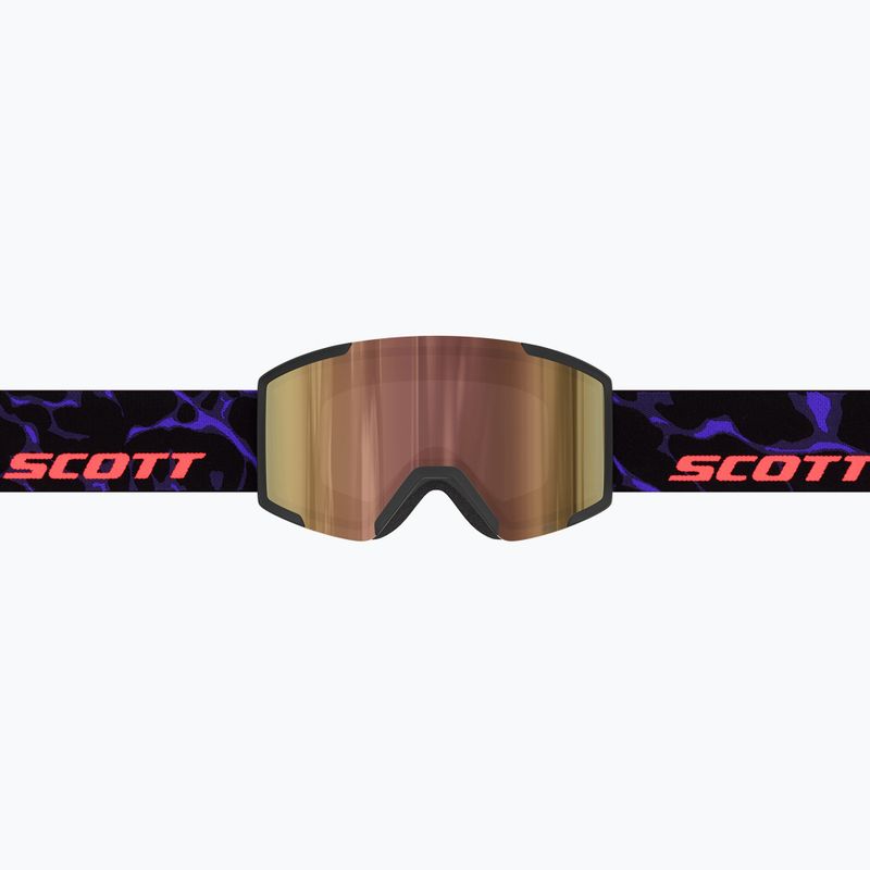 Síszemüveg SCOTT Shield LS black/purple/amp ls cinnamon chrome 4