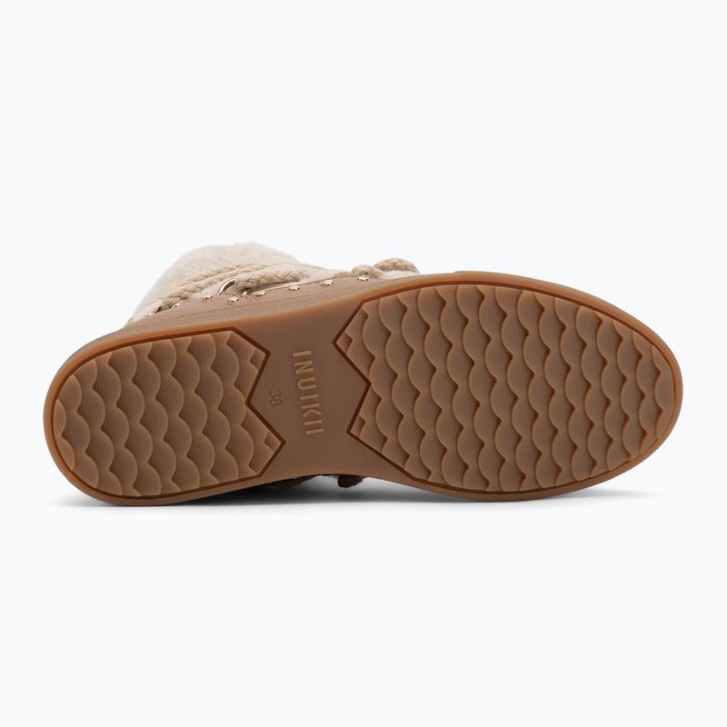 Női INUIKII Curly Rock bézs hócsizma bézs színben 4