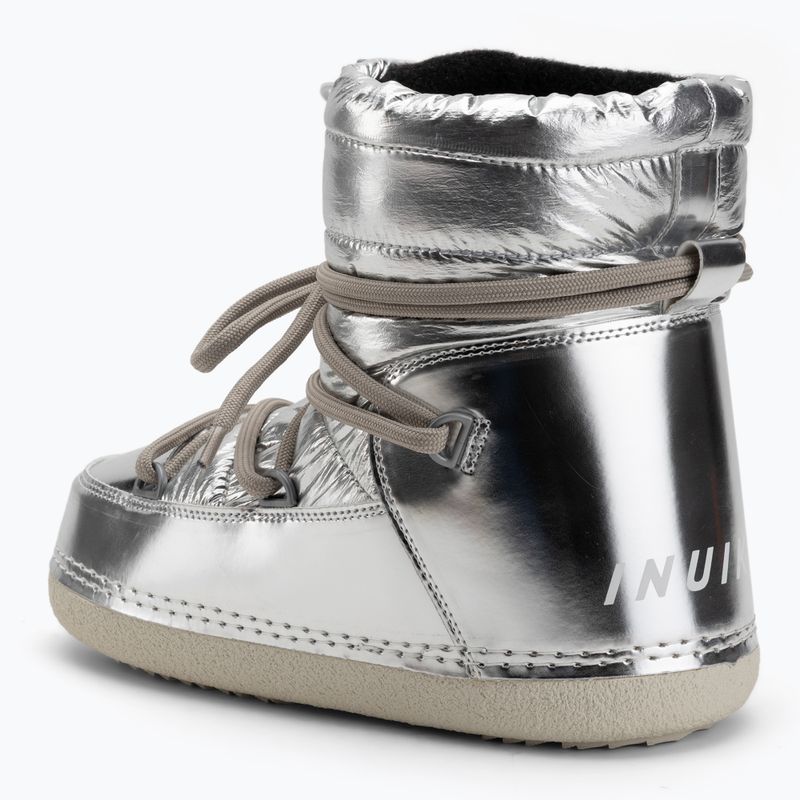 Női téli csizma INUIKII Mountain Metallic silver 3