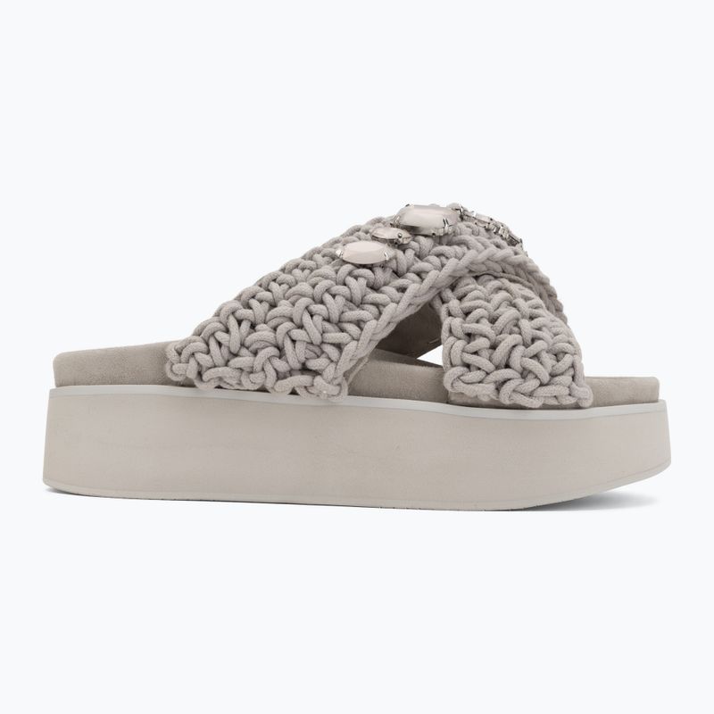 Női papucsok INUIKII Woven Stones Platform stone grey 2