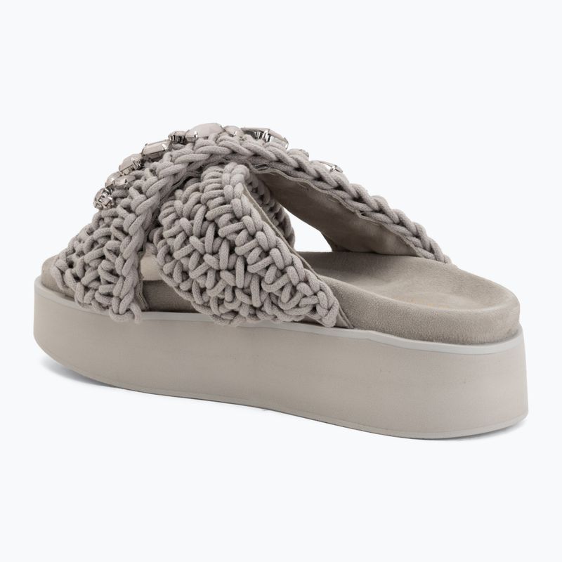 Női papucsok INUIKII Woven Stones Platform stone grey 3