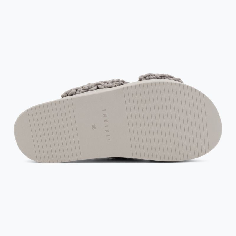 Női papucsok INUIKII Woven Stones Platform stone grey 4
