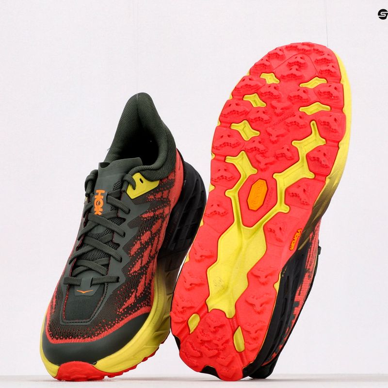 HOKA Speedgoat 5 férfi futócipő sötétzöld 1123157-TFST 15