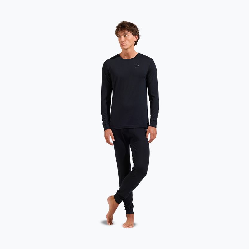 Férfi thermoaktív nadrág ODLO Merino 200 Bl Bottom black 2