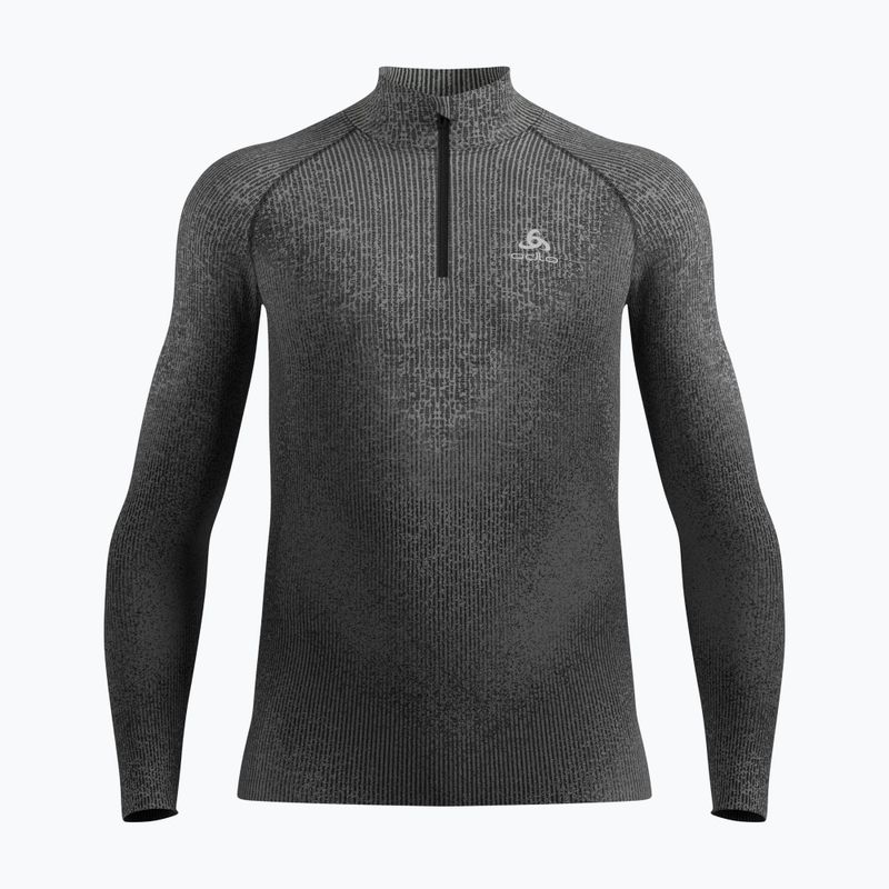 Férfi termoaktív felső ODLO Performance Warm Blackcomb Bl Top Turtle Neck HZ black
