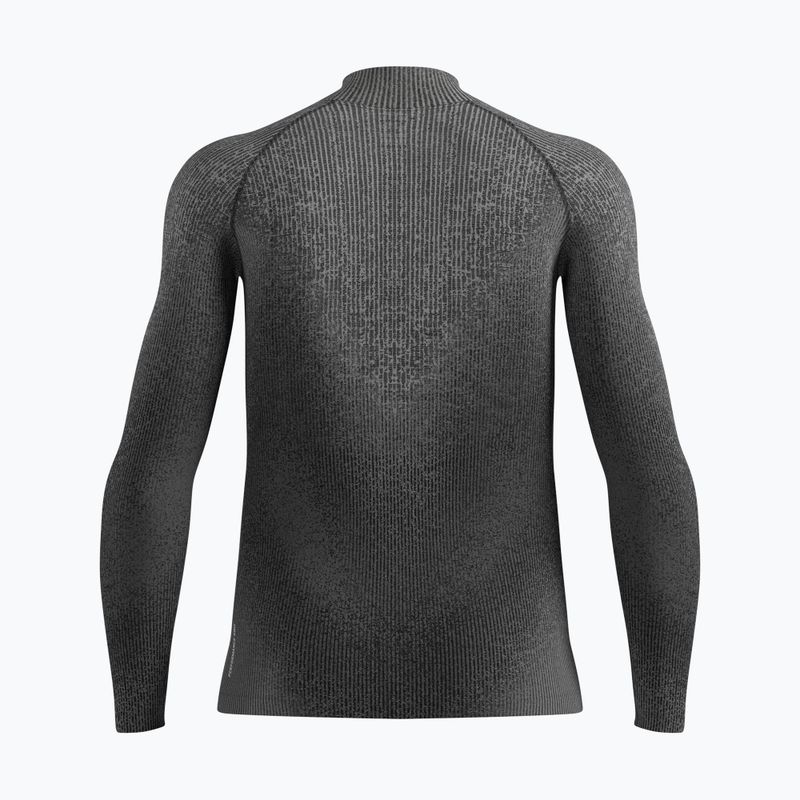 Férfi termoaktív felső ODLO Performance Warm Blackcomb Bl Top Turtle Neck HZ black 2