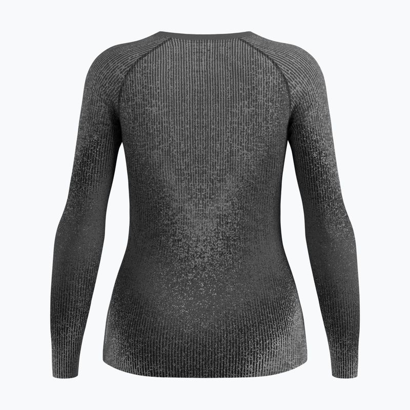 Női hőaktív pulóver Odlo Performance Warm Blackcomb Bl Top Crew Neck black 2