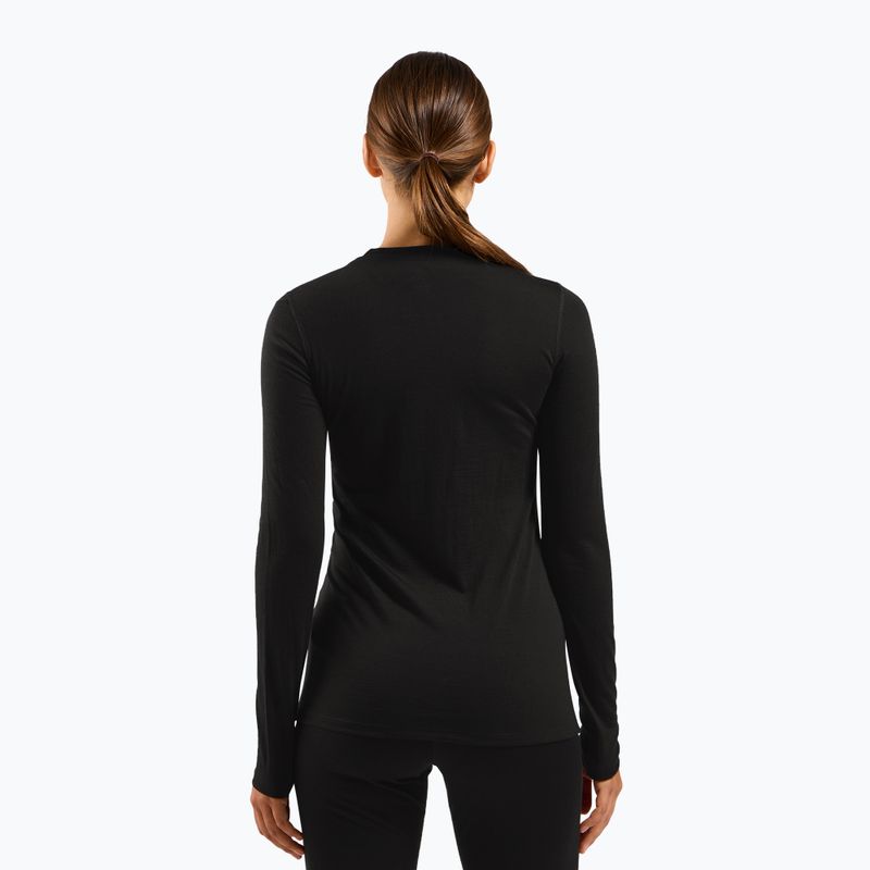 Női termoaktív felső ODLO Merino 160 Bl Top Crew Neck black 3
