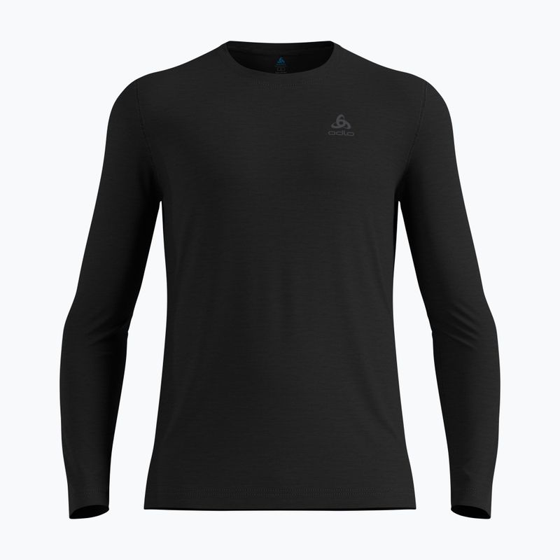 Férfi termikus hosszú ujjú felső ODLO Merino 160 Bl Top Crew Neck black 4