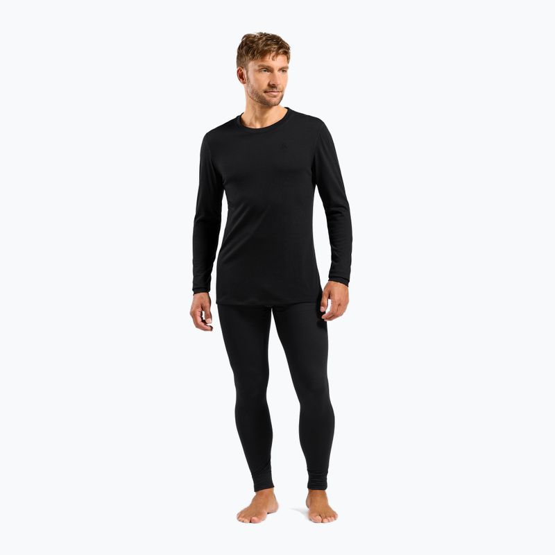 Férfi thermo alsó ODLO Merino 160 Bl Bottom Long black 2